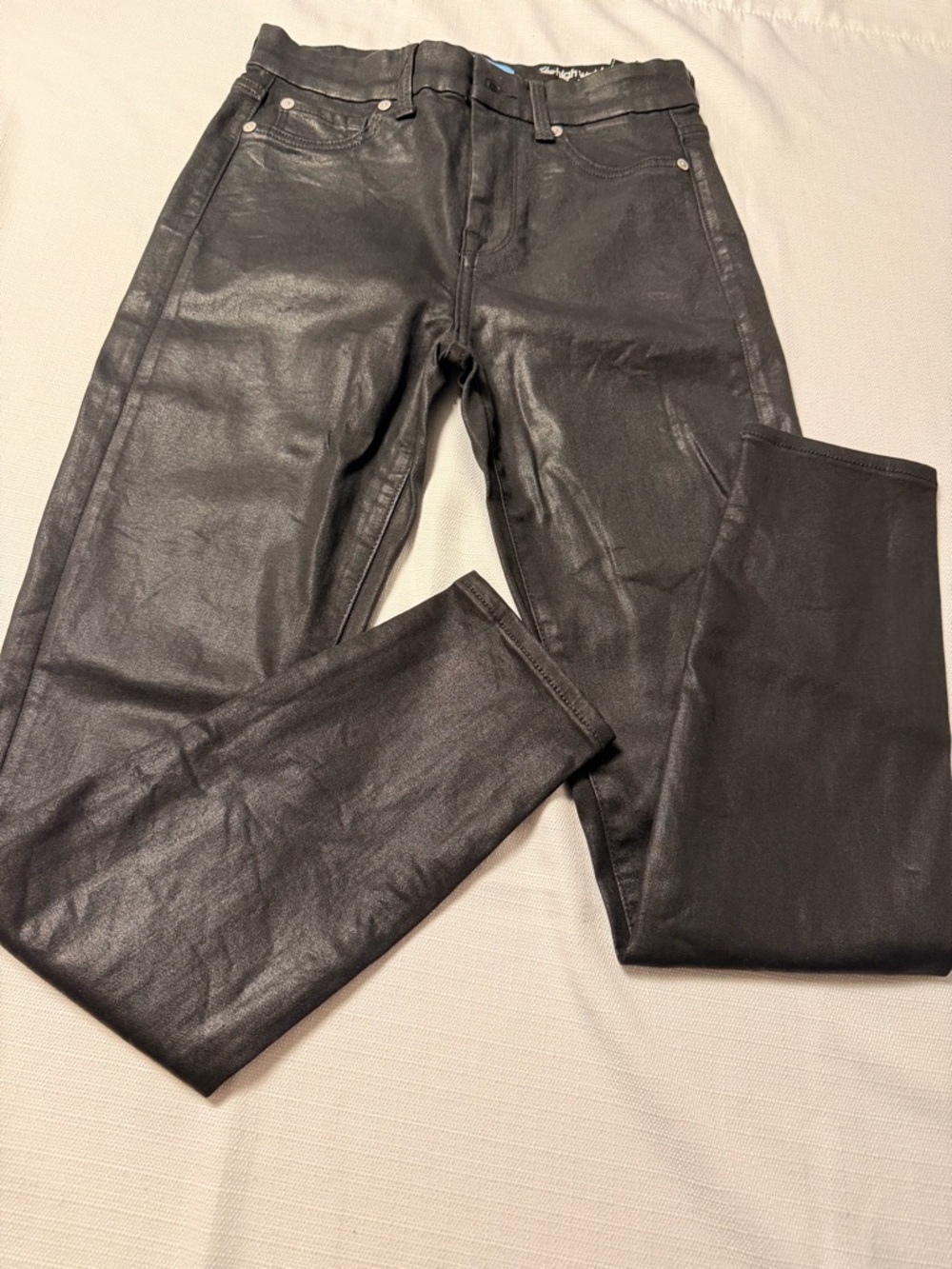 7 For All Mankind Black Skinny  Jeans - Picture 2 of 12